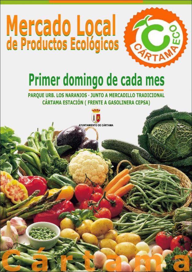 Mercado local de productos ecológico Julio 2019