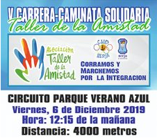 V Carrera solidaria taller amistad